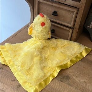 Cloud Island Yellow Plush Chicken Lovey Security Blanket Baby Toy